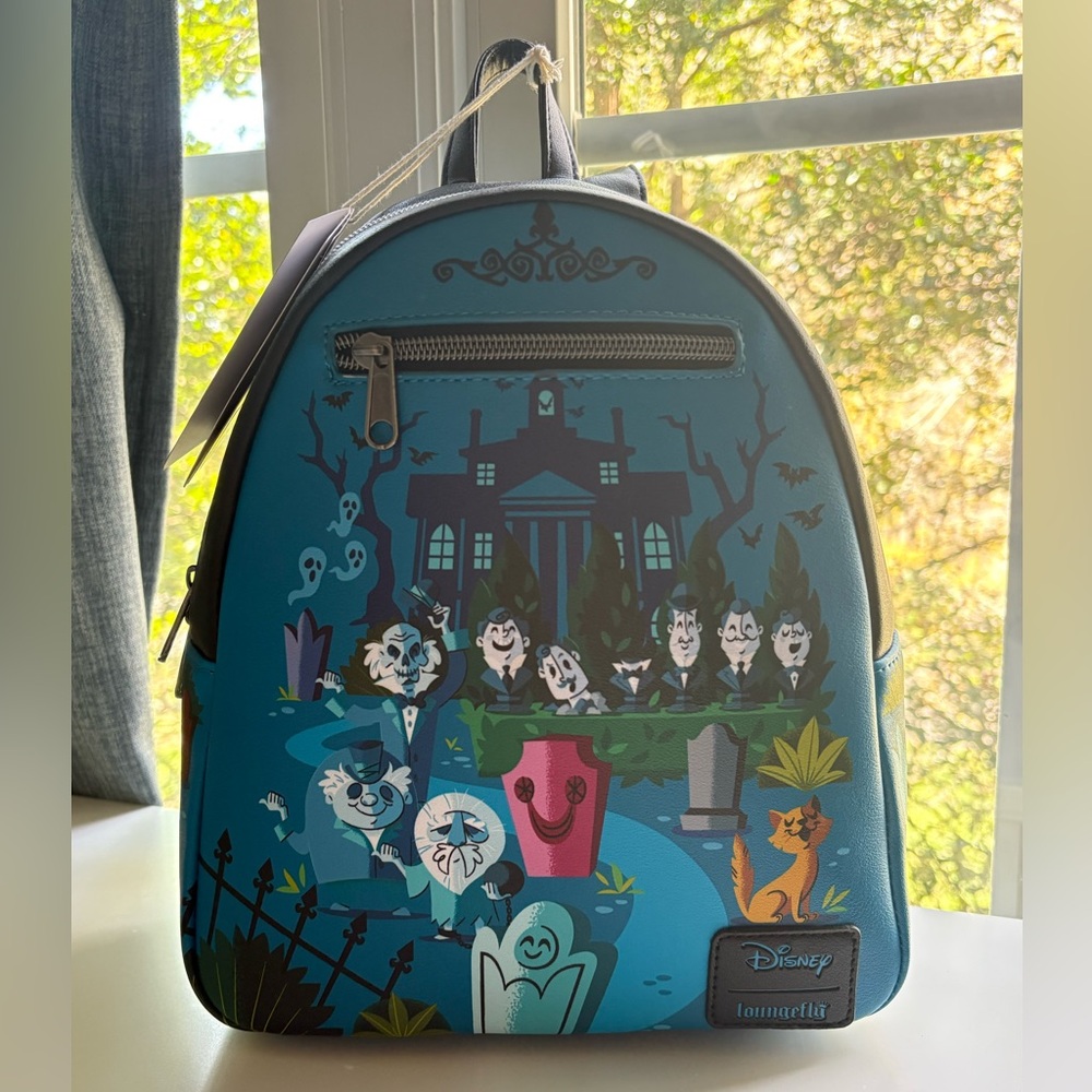 NWT Disney Haunted Mansion Loungefly Backpack